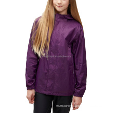 Wholesale Custom Kids Rain Jacket Shell Unisex Waterproof Jacket for outdoor
